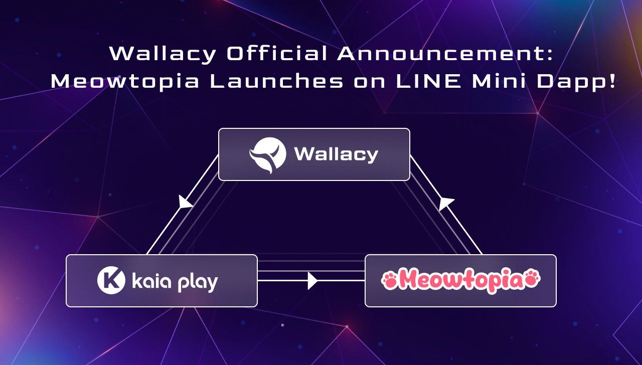 Wallacy Official Announcement: Meowtopia Launches on LINE Mini Dapp! 