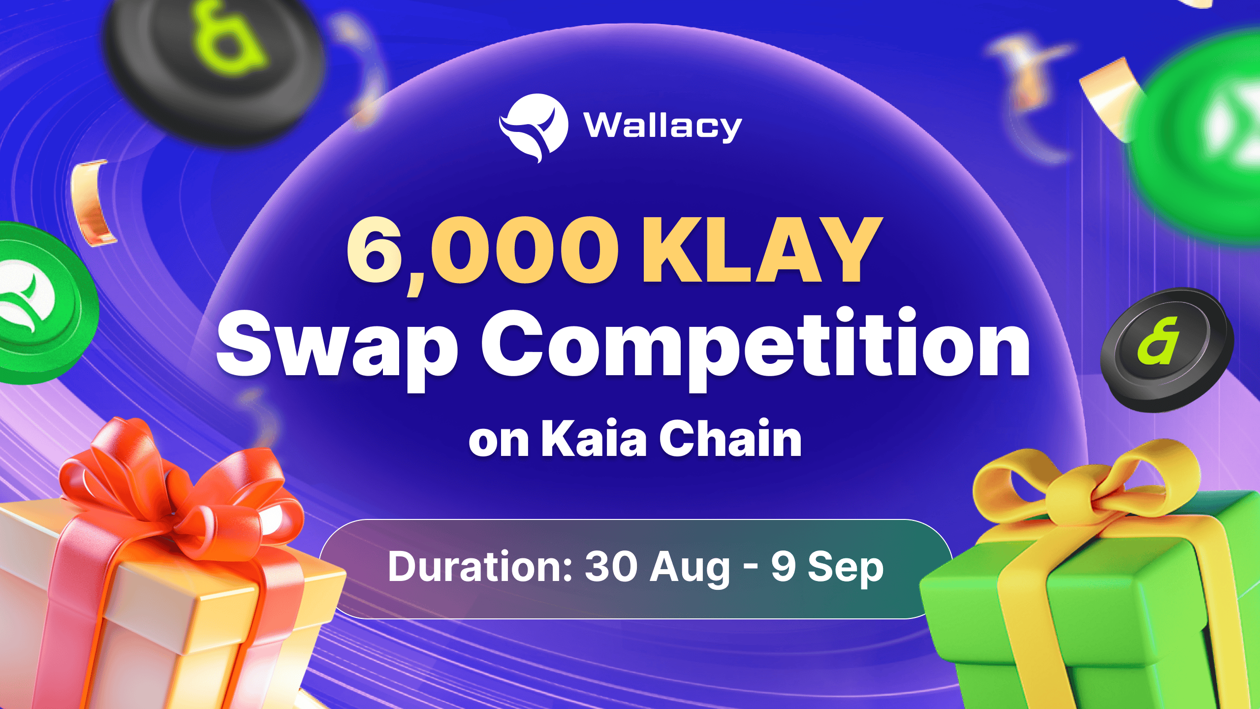 Swap Competition on Kaia Chain: 6,000 KLAY Up for Grabs